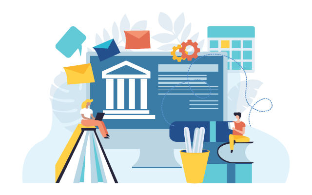 Government ERP and workflow automation system interface